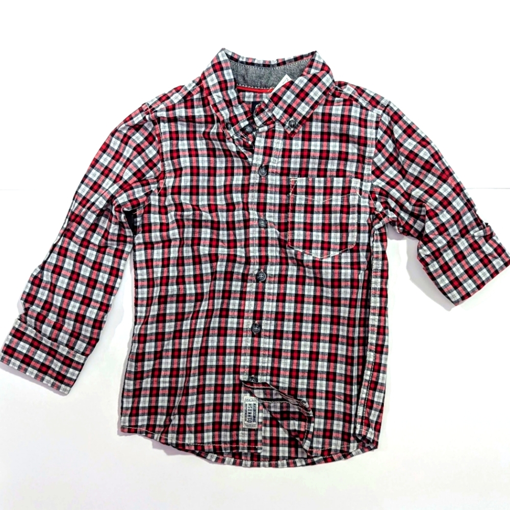 NWT  Oshkosh B'gosh Cotton Long Sleeve Button Down Shirt